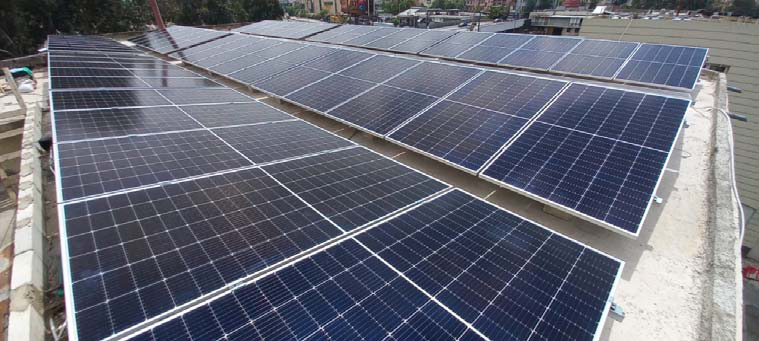 Boghos Bourj Hammoud rooftop solar installation