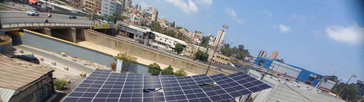 Boghos Bourj Hammoud rooftop solar panels
